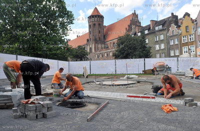 Budowa pomnika księcia Świętopełka II Wielkiego...