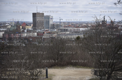 Panorama Gdańska. Budowa Apartamentów Rajska 8, hotel...