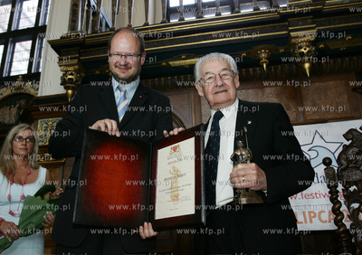 Gdansk. Festiwal Gwiazd. Dwor Artusa. Uroczystosc wreczenia...