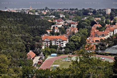 Sopot widziany z Trojmiejskiego Parku Krajoobrazowego....