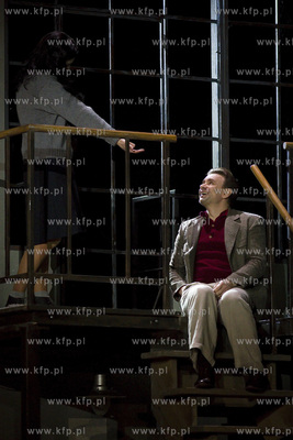 Opera Bałtycka. Próba generalna opery Cyganerii Giacoma...