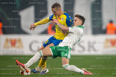 Betclic 1 liga. Lechia Gdańsk - Arka Gdynia n/z Kevin...