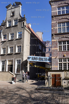 Ulica Chlebnicka w Gdańsku. Przygotowanie scenografi...