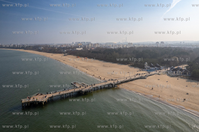 Molo w Brzeźnie. 10.03.2025 fot. Paweł Marcinko /...