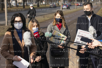 Al. Zwycięstwa w Gdańsku. Konferencja prasowa dot....