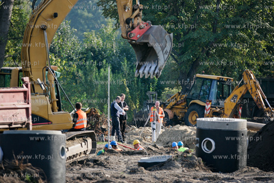 Gdansk. Remont torowiska oraz nawierzchni na ulicy...