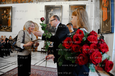 Gdansk. Ratusz Glownomiejski. Dzien Edukacji Narodowej....