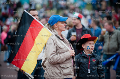 Gdansk. Fanzone - Strefa Kibica. Relacja meczu Mistrzostw...