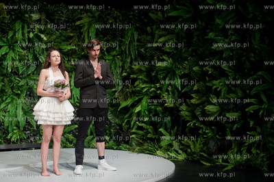 Gdansk. Teatr Wybrzeze. Proba medialna spektaklu pt...