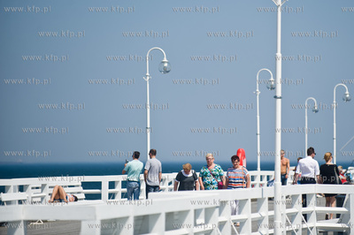 Sloneczny i upalny dzien na Molo w Sopocie.
23.05.2014
fot....
