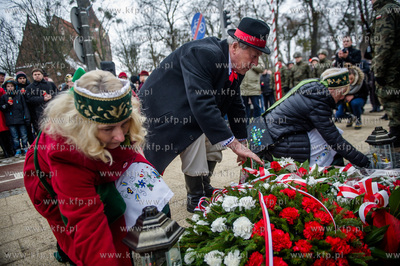 Pruszcz Gdanski. Uroczystosci upamietniajace 70 rocznice...