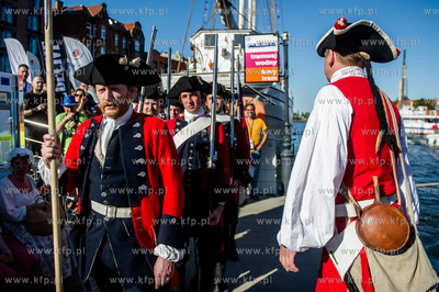 Gdansk. Rybackie Pobrzeze. Baltic Sail. Inscenizacja...