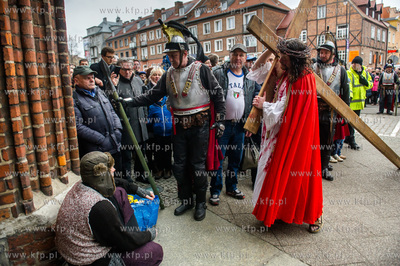 Wielki Piatek. Misterium Meki Panskiej na ulicach Gdanska.
25.03.2016
fot....