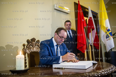 Gdansk. Nowy Ratusz. Siedziba Rady Miasta. Wylozona...