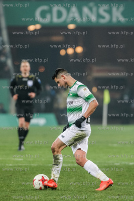 Stadion Energa Gdańsk.  Mecz XXI Kolejki Lotto Ekstraklasy...