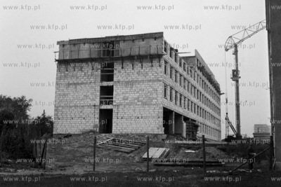Budowa domu akademickiego Uniwersytetu Gdanskiego w...
