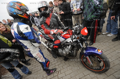 Sobowidz. Rozpoczecie sezonu motocyklowego Jajcarnia...