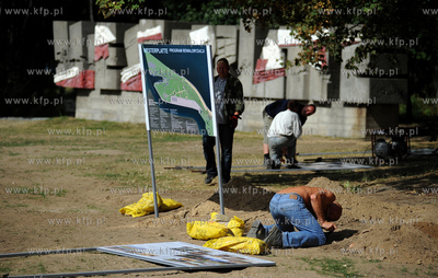 Gdansk. Westerplatte. Ostatnie przygotowania przed...