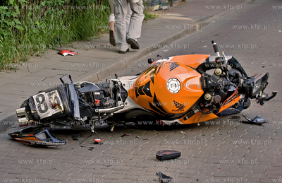 Wypadek spowodowany przez motocykliste w Sopocie na...