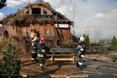 Pozar w Redzie - Ciechocinie. Splonela restauracja...