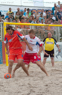 Mecz gwiazd w ramach Finalu Mistrzostw Plazowej Pilki...