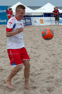 Mecz gwiazd w ramach Finalu Mistrzostw Plazowej Pilki...