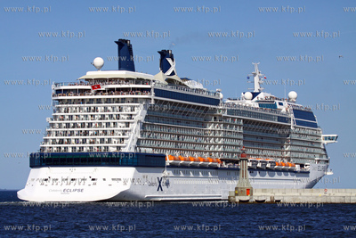 Gdynia. Wycieczkowiec Celebrity Eclipse w Gdyni. 18.06.2014...