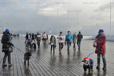 Sopot. Molo. Final Wielkiej Orkiestry Swiatecznej Pomocy....