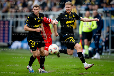 PKO Ekstraklasa: Arka Gdynia - Widzew Łódź n/z Sebastian...