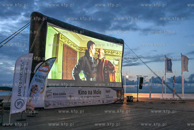 Molo w Sopocie. Lotto Kino Letnie Sopot - Zakopane...