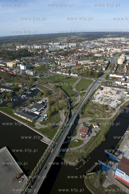 Elblag z lotu ptaka. 19.04.2009 fot. Kacper Kowalski...