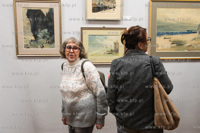 Wernisaż wystawy malarstwa Mariana Mokwy w Pruszczu...