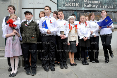 Gdansk. Dlugi Targ przed Dworem Artusa. 70 rocznica...