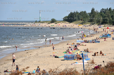 Plaza w Gdansku Gorkach Zachodnich na Zatoka Gdanska.....