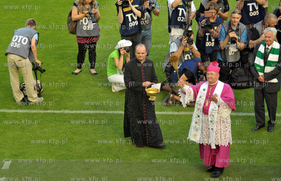 Mecz inauguracyjny na PGE Arena w Gdansku pomiedzy...
