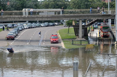 Gdańsk Wrzeszcz  po intensywnych opadach deszczu....