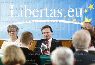 Gdynia.Konwencja wyborcza Libertas Pomorze. Nz. Tomasz...