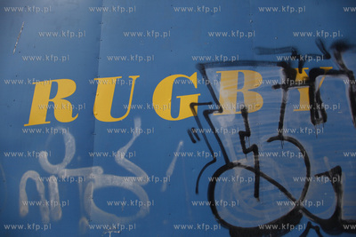 Sopot. Stadion im. E. Hodury. Tutaj mecze rugby rozgrywa...