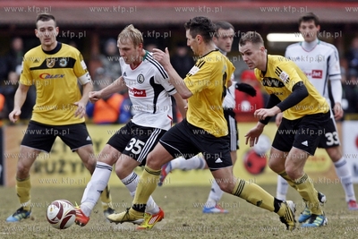 Wejherowo. Cwiercfinal Pucharu Polski w pilce noznej...