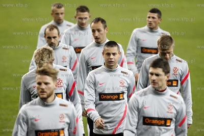 Gdansk. PGE Arena. Nz trening reprezentacji Polski...