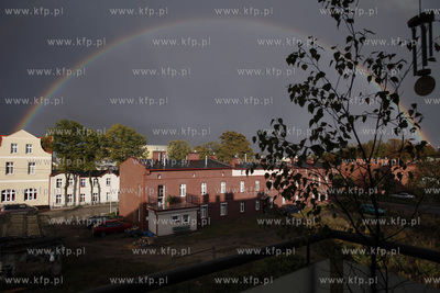 Tecza nad Letnica. 28.09.2013 fot. Krzysztof Mystkowski...