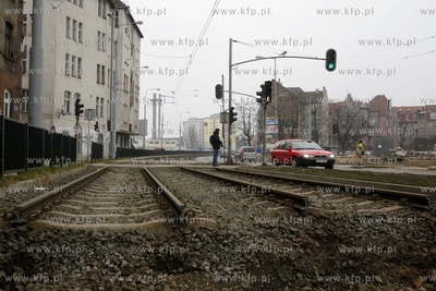 Przebudowa torowiska tramwajowego wzdluz ulicy Jana...