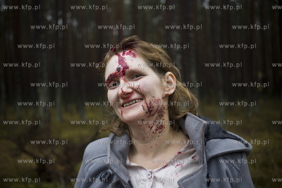 Lasy piaśnickie koło WejherowaPlan zdjęciowy filmu...