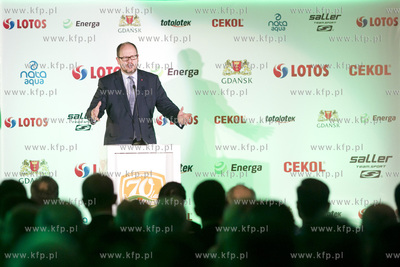 Gala 70-lecia Lechii Gdańsk. Roman Korynt i Zdzisław...