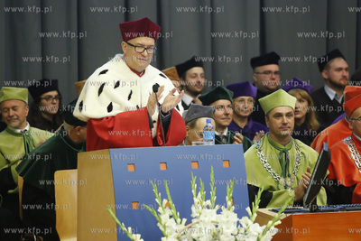 Aula wydziału Prawa i Administracji Uniwersytetu Gdańskiego....