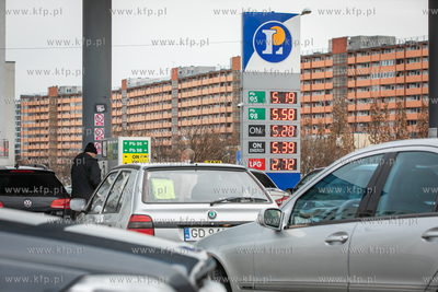 Stacja paliw Leclerc przy ul. Obrońców Wybrzeża...