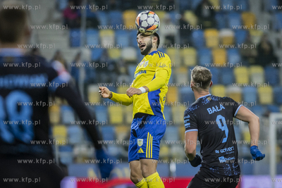 1 liga. Arka Gdynia - Stal Rzeszów. Nz. Marc Navarro...