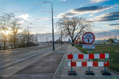 Zamknięty Most Siennicki w Gdańsku z powodu złego...