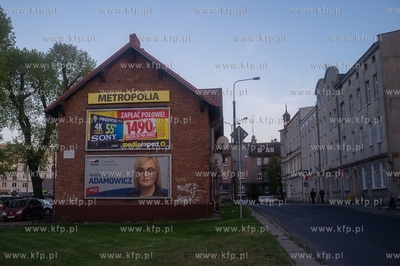 Gdańsk. Kampania wyborcza do Parlamentu Europejskiego....