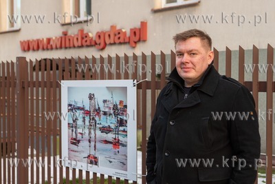 21xGdańsk - Wystawa na płocie przy ulicy Klonowicza...